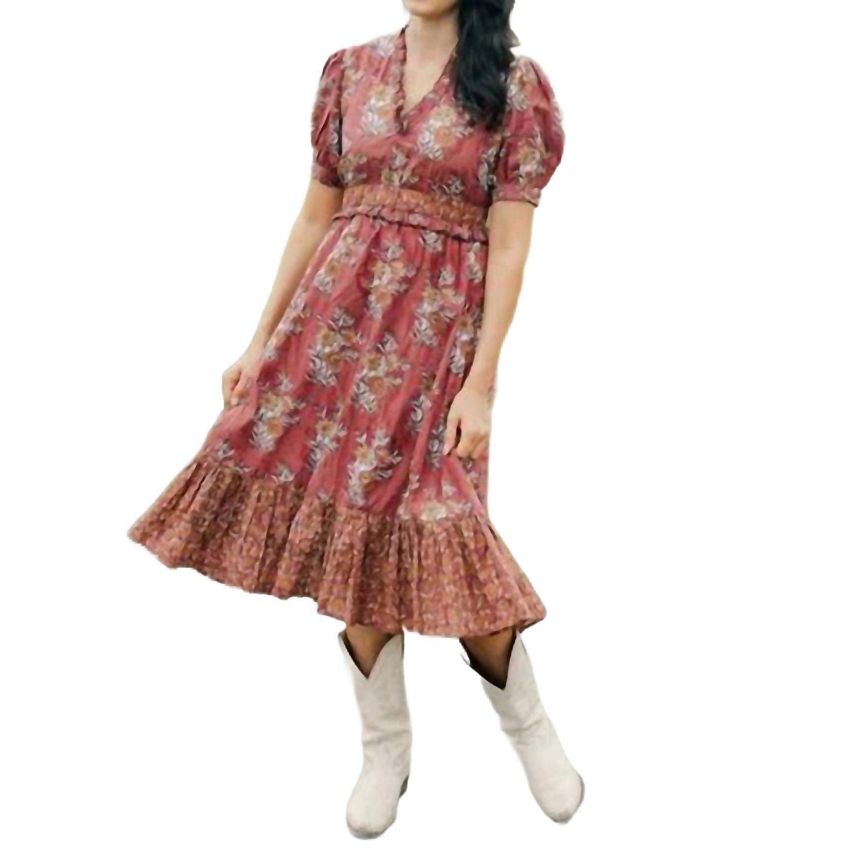 New Victoria Dunn Ember Dress In Chai Tea